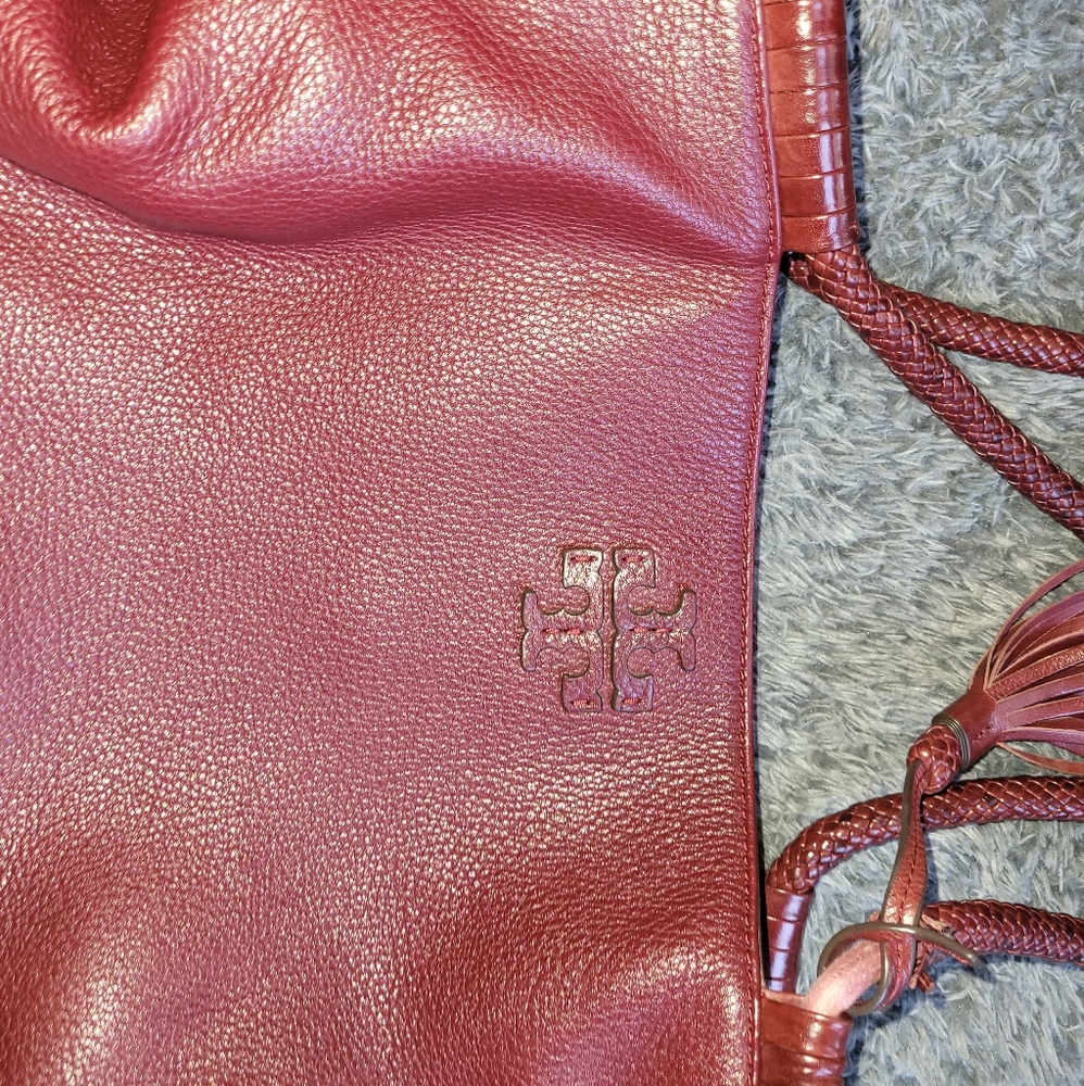 Tory Burch tote burgundy